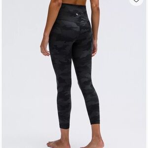 Lululemon align high-rise size 12 25 inch Black Camo legging